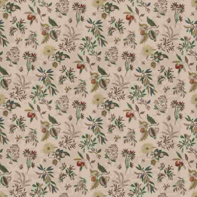 Ткань Fabricut fabric Fleur Botanical Sienna