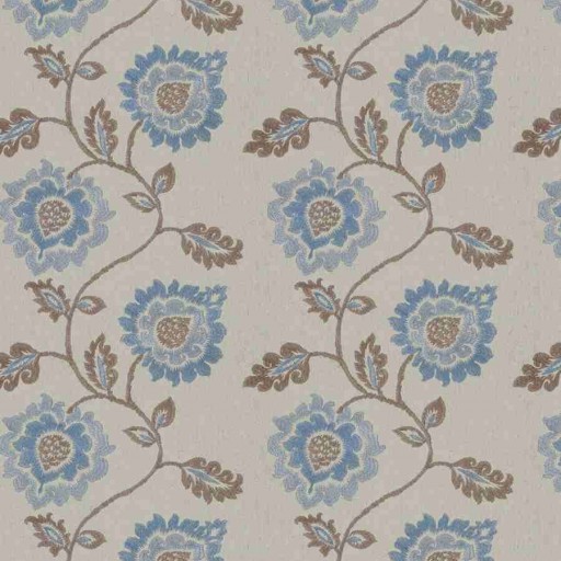 Ткань Fabricut fabric Sovereign Bleu