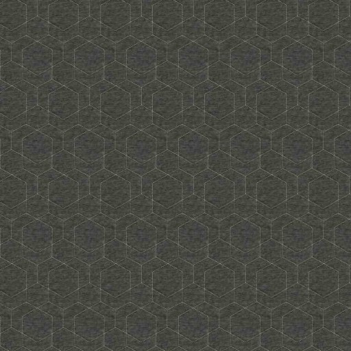 Ткань Hex Sharp Charcoal Fabricut fabric