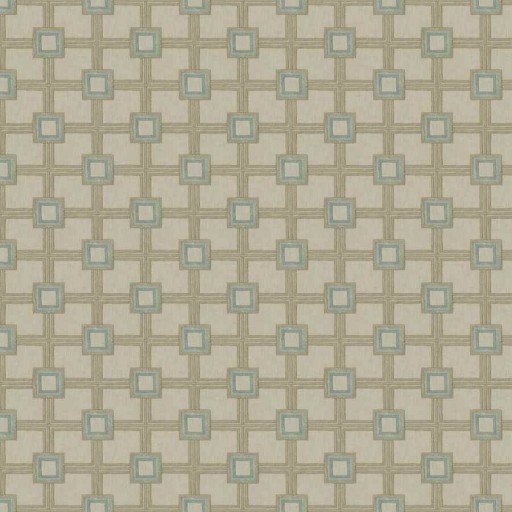 Ткань Fabricut fabric Duo Squares Porcelain