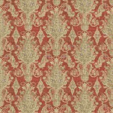 Ткань Fabricut fabric Millard Paisley Red Sienna