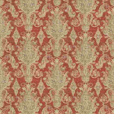 Ткань Millard Paisley Red Sienna Fabricut fabric