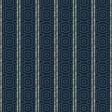 Ткань Fiji Stripe Indigo Fabricut...