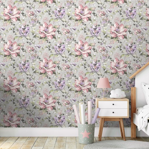 Обои для стен 13212 Floral Fairies Grey 