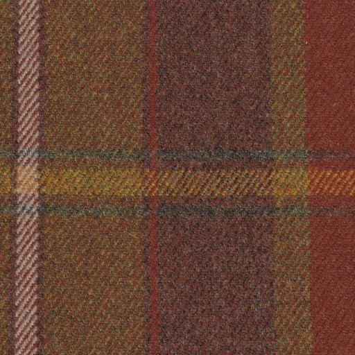 Ткань Isle Mill Design fabric Callanish Plaid Russett ** CAL207 