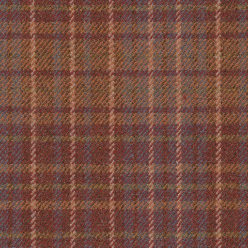 Ткань Isle Mill Design fabric Rosslyn Plaid  Rust ** ROS003