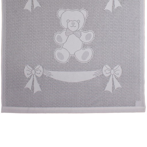 Ткань MYB fabric 860 Baby Blanket: Bear I  Bow Banner