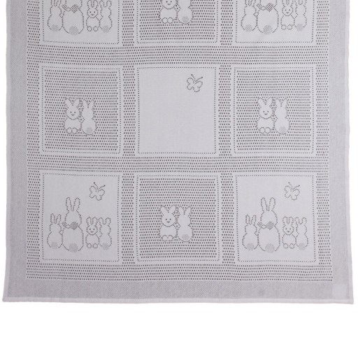 Ткань MYB fabric 906 Baby Blanket: Bunny Family Squares