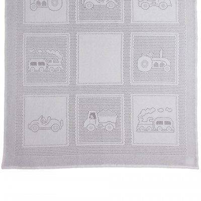 Ткань 916 Baby Blanket: Car Squares MYB fabric