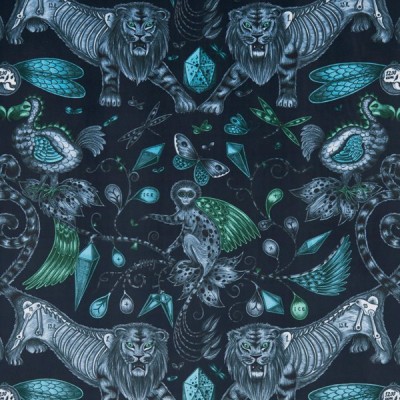 Ткань EMMA SHIPLEY fabric F1208/01Extinct Velvet