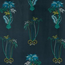 Ткань EMMA SHIPLEY fabric F1209/01Jungle Palms Velvet