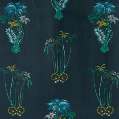 Ткань EMMA SHIPLEY fabric F1209/01Jungle Palms Velvet