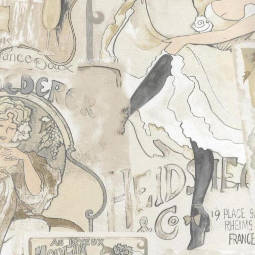 Обои Aura, коллекция Nostalgie, артикул G56114