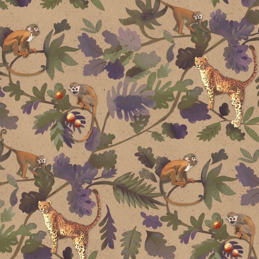 Обои Aura, коллекция Wild Life, артикул MWJR104 Обои Aura, коллекция Wild Life, артикул MWJR104