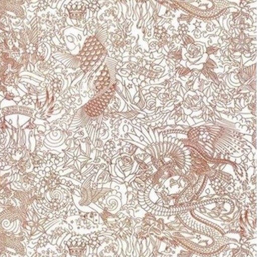 Обои Lelievre, коллекция Jean-Paul Gaultier Les Papiers, артикул 3303-04