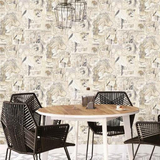 Обои Aura, коллекция Nostalgie, артикул G56114