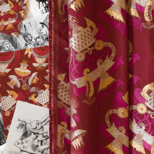 Ткань Rubelli fabric, коллекция ALICE IN WONDERLAND, артикул 30154-002 Ткань Rubelli fabric, коллекция ALICE IN WONDERLAND, артикул 30154-002
