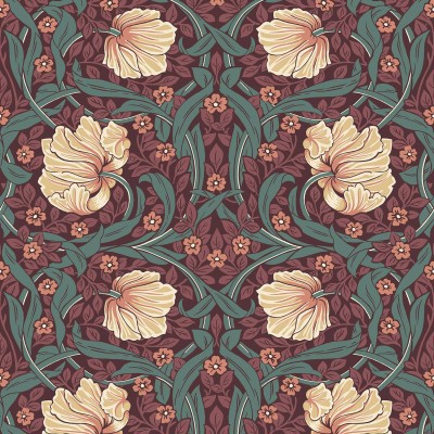 Ткань Architector fabric Pimpernel Bordeaux 