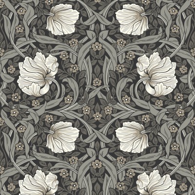 Ткань Architector fabric Pimpernel Grey Black 