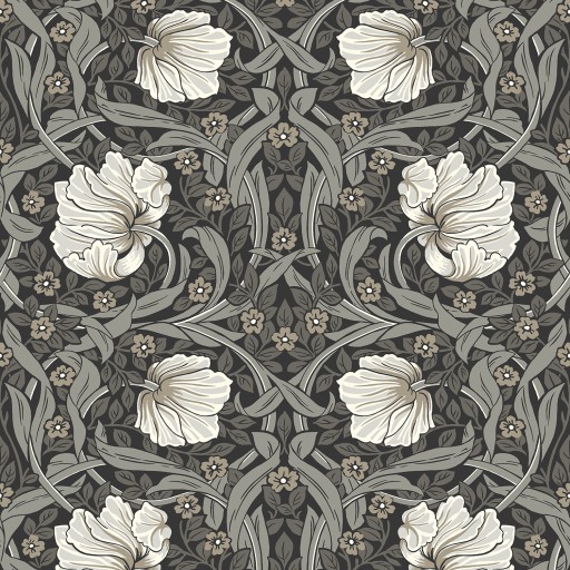 Ткань Architector fabric, коллекция British Heritage II, артикул  Pimpernel Grey Black