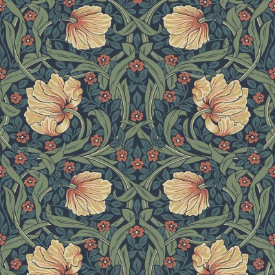 Ткань Architector fabric Pimpernel Blue Green 