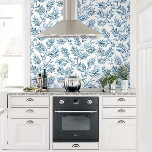 Обои Paper and Ink, коллекция Navy Grey and White, артикул BL70702