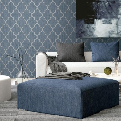 Серые обои, акриловые KT Geometric Effects DG10705