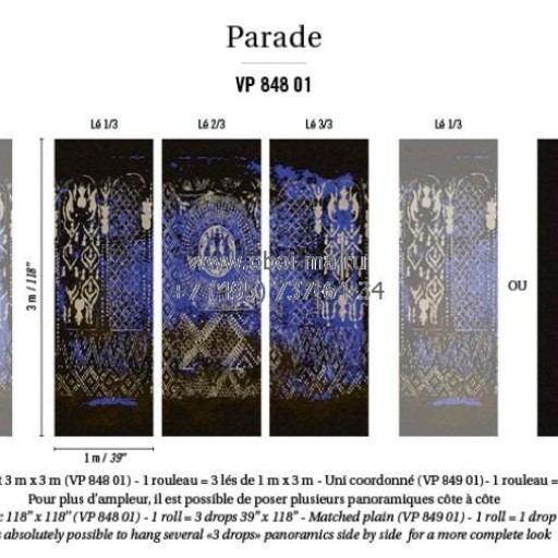 Обои Elitis Parade VP848-01 Обои Elitis Parade VP848-01