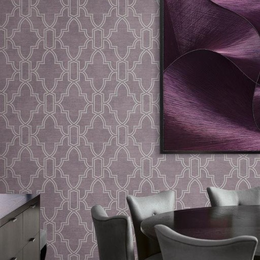 Серые обои, акриловые KT Geometric Effects DG11710