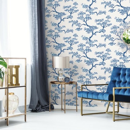 Обои Paper and Ink, коллекция Natural Silhouettes, артикул NS50022 Обои Paper and Ink, коллекция Natural Silhouettes, артикул NS50022