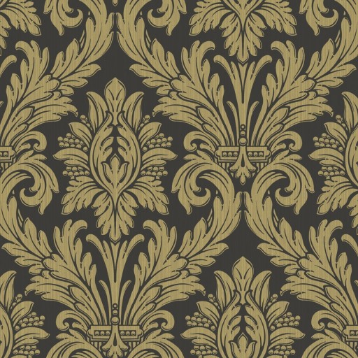 Обои чёрные Collins and Company Gatsby GA31600