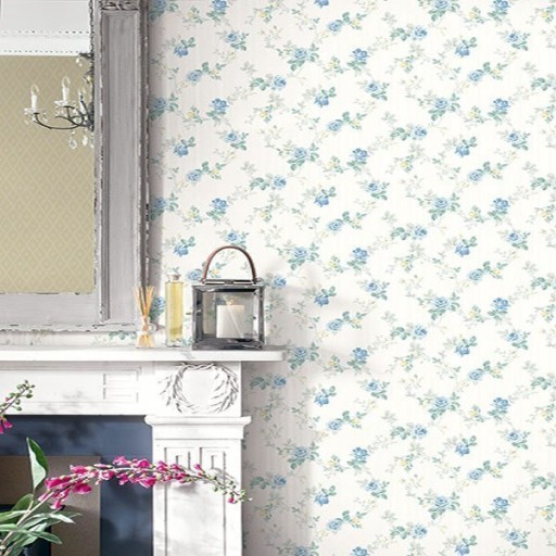 Серые бумажные обои KT Spring Garden FS51103