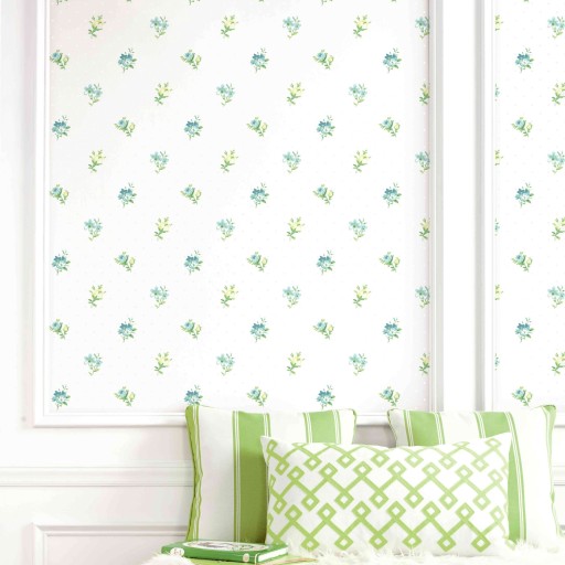 Обои голубые KT Mod Chic HC81802