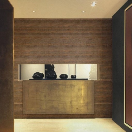 Бежевые обои со стеклярусом KT Fluid FL21