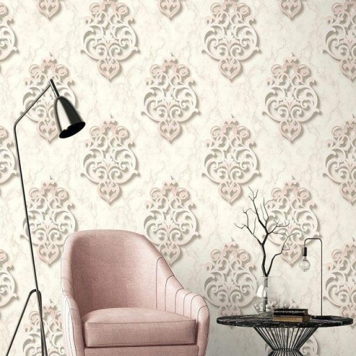 Бежевые обои KT 3D Classical  DS61107