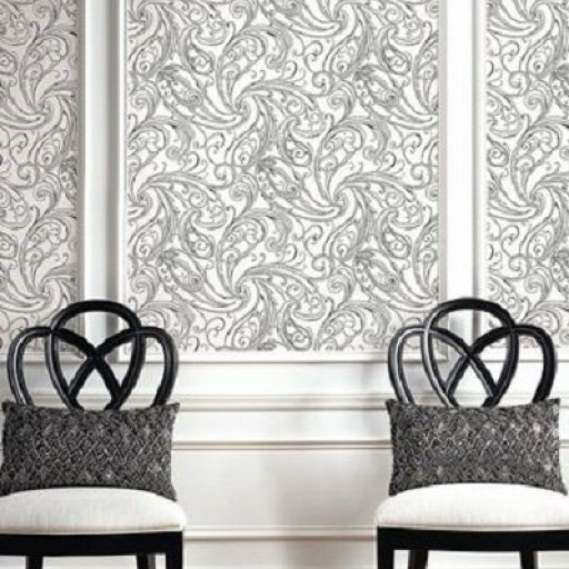 Обои Paper and Ink, коллекция Black/White, артикул BW23107 Обои Paper and Ink, коллекция Black/White, артикул BW23107