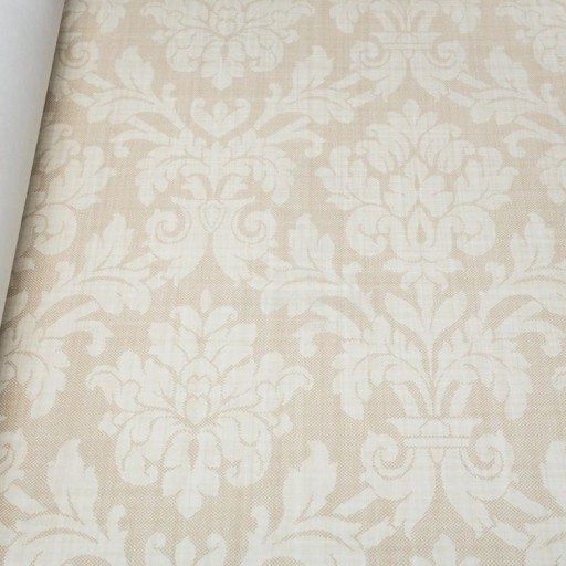 Обои бежевые флизелиновые Tiffany Designs Royal Linen 3300020