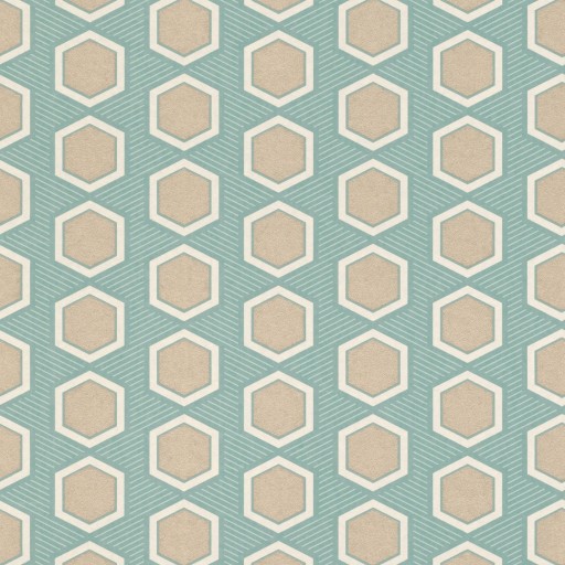 Обои мятного цвета Emil and Hugo Sensai 297811