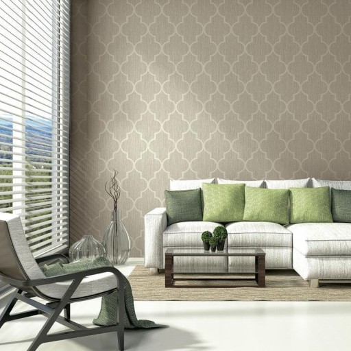 Серые обои, акриловые KT Geometric Effects DG10709