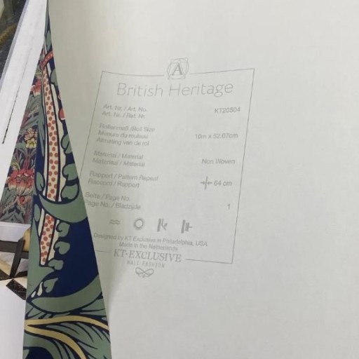 Обои Architector, коллекция British Heritage, артикул KT20504 Обои Architector, коллекция British Heritage, артикул KT20504