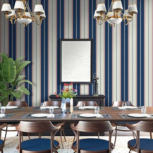 Обои Wallquest, коллекция Nantucket Stripes, артикул SR21005