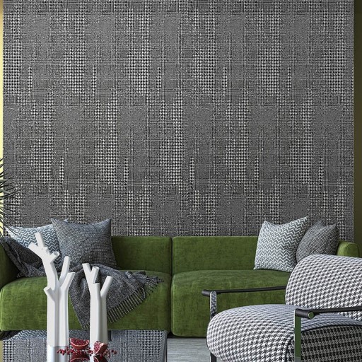 Текстильные зелёные обои на флизелине Tiffany Designs Chance KT9828-7613