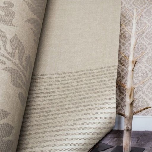 Обои бежевые флизелиновые Tiffany Designs Royal Linen 3300073