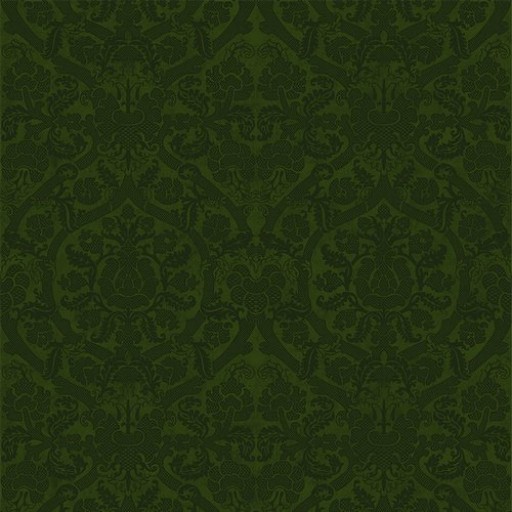 Текстильные зелёные обои на флизелине Tiffany Designs Chameleon CH409