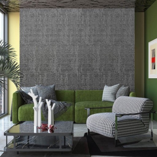 Текстильные зелёные обои на флизелине Tiffany Designs Chance KT9828-7613