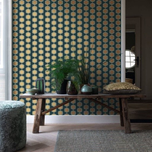 Обои мятного цвета Emil and Hugo Sensai 297811