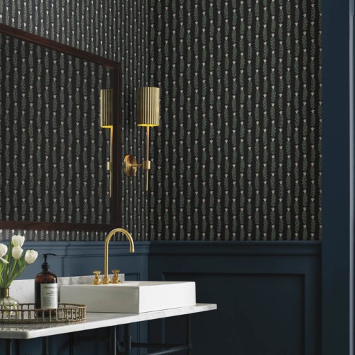 Обои чёрные, флизелиновые York RP7344