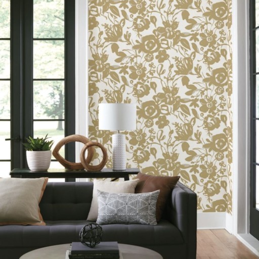 Золотые обои York BL1732