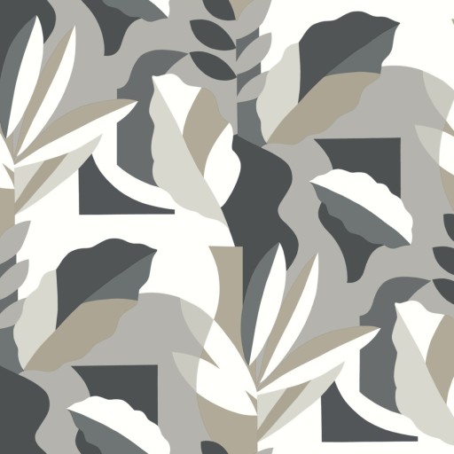 Чёрно-белые флизелиновые обои York AG2003