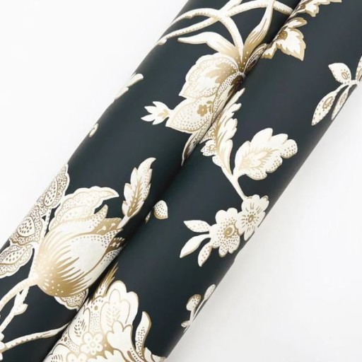 Обои чёрные, флизелиновые York RT7824